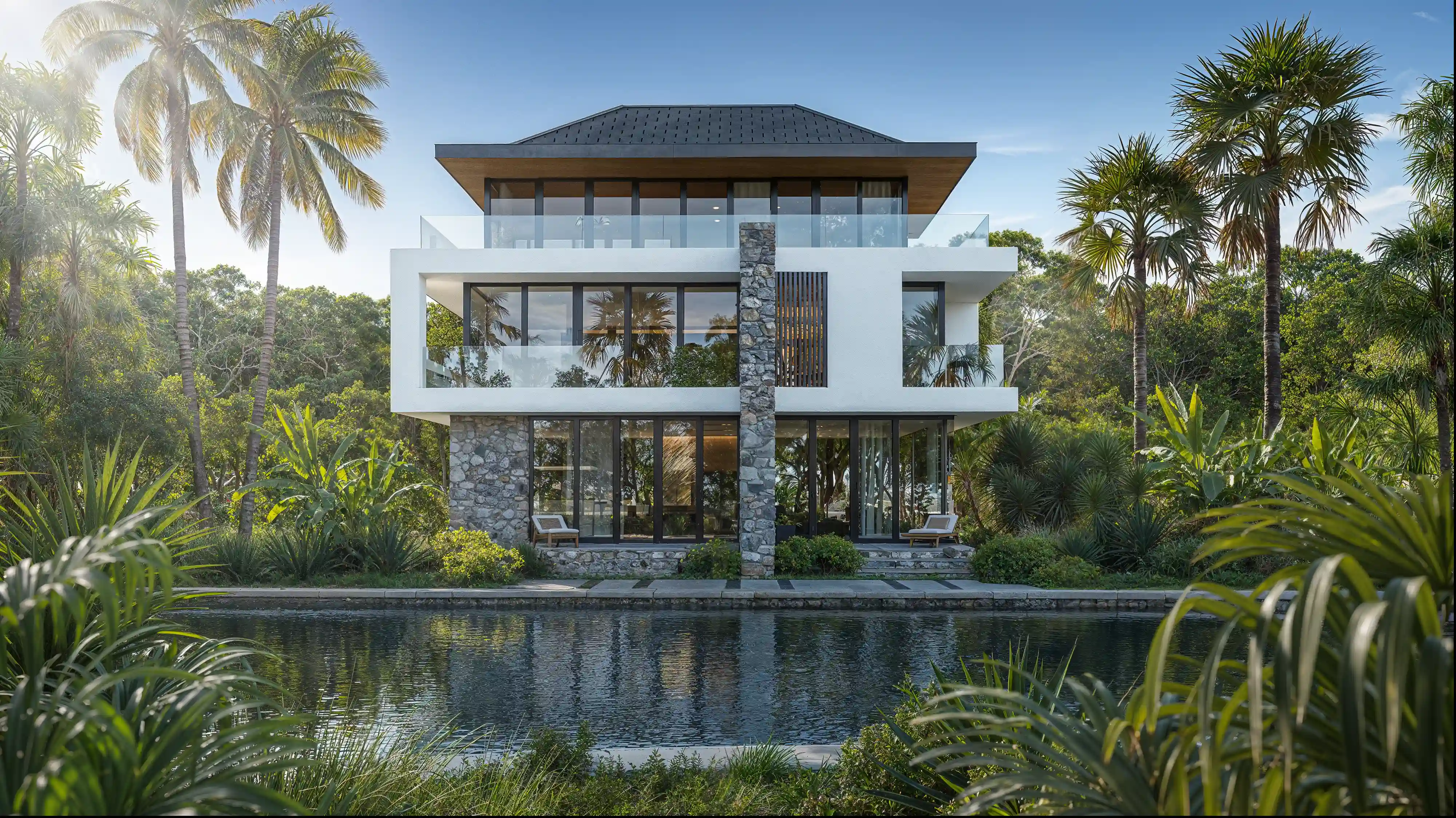 Water Villa — coastal exterior